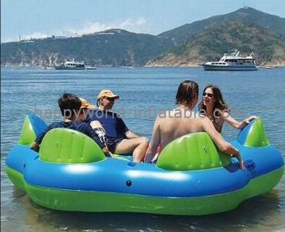 China inflatable floating island for sale