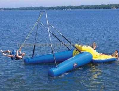 China inflatable floating obstacle course for pool , inflatable pool obstacle for sale