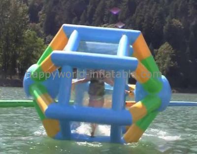 China inflatable floating water slide for kids for sale