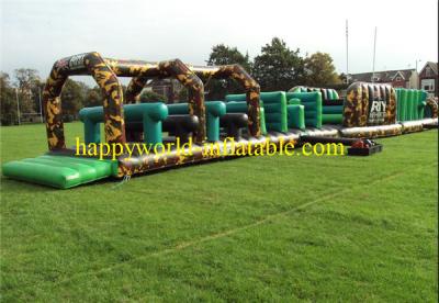 China Jungle themed inflatable obstacle course , inflatable playground balloon for sale