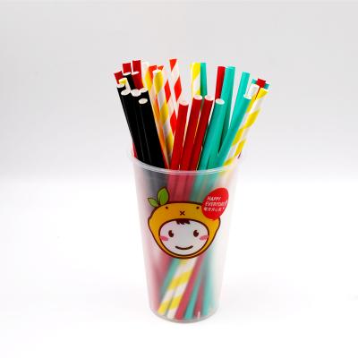 China 8mm Disposable Bulk Biodegradable Eco Friendly Compostable Cocktail Straws for sale