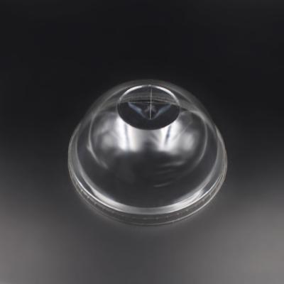 China 90mm 95mm Plastic Dome Pilter Proof Clear 98mm Lid For Disposable Plastic Cup for sale