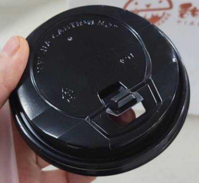 China Pilfer Proof Disposable Plastic PS Coffee Cup Lid Cover For Paper Cup for sale