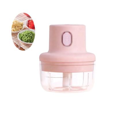 China Garlic and Ginger Mincer Vegetable Cordless Stirrer Mini Electric Garlic Masher Small Household Book for sale