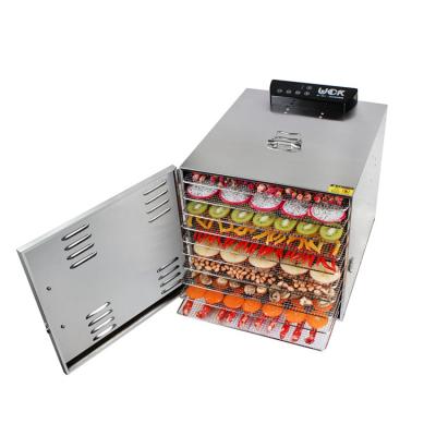 China Household 6 Layers Stainless Steel Vegetable Drying Machine Food Dehydrator Fruit Food Meat Sausge for sale