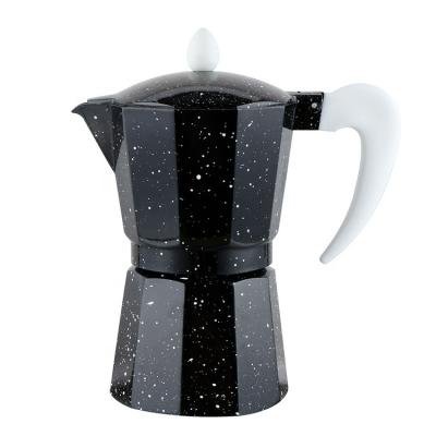 China OEM Stovetop Viable New Arrivals Espresso Coffee Maker Italian Moka Pot Cafetera Caffettiera for sale