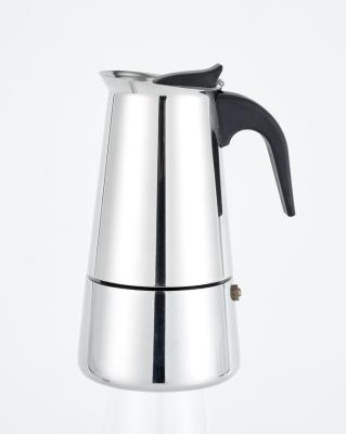 China WITH LID Good Quality Stainless Steel Manual Coffee Maker Machine Moka Pot for sale