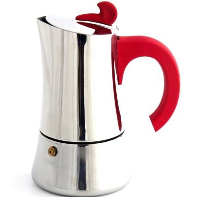 China 304 Stainless Steel Induction Professional Wholesale Italian Moka Pot for sale