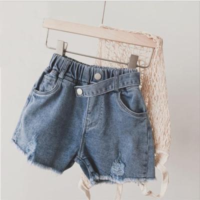 China Fashion New Kid Breathable Denim Shorts Casual Hot Sale Girls Pants Cute Kids Jeans Shorts Pants for sale