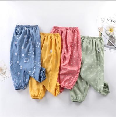 China Baby Toddler Mosquito Pantalones Boys Girls Summer Sports Korean Thin Baby Casual Pants QUICK DRY Pants for sale