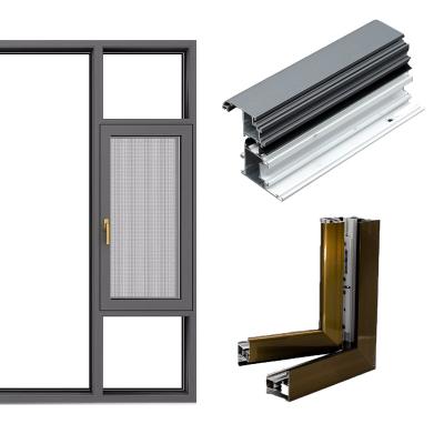 China Extrusion Aluminum Window Profile Coating Window Powder Aluminum Profile Extruders for sale