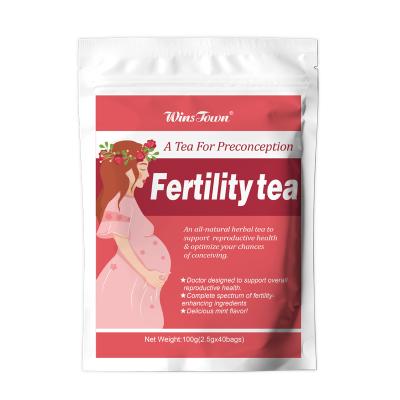 China 100% Natural Herbal Fertility Aid Pregnancy Aid Private Label Herbal Fertility Tea Effective Natural High Quality Tea For Women for sale