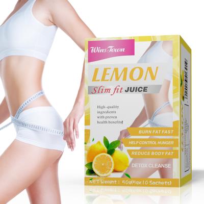 China Hot Selling Cosmetics Fat Burner Joint Replacement Fruit Delicious Powder Drinks Health Slimming Fit Juice Drink Weight Loss Detox Fiber Drink for sale