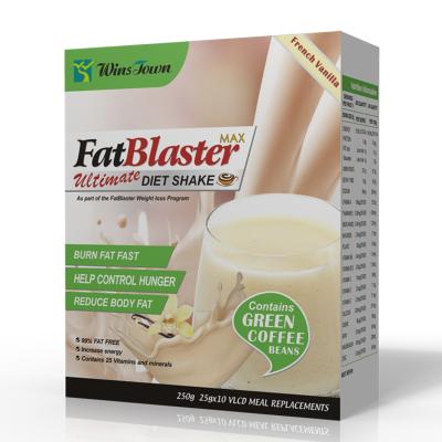 China Beauty Products Fat Sander Diet Shake Fast Slim Low Calorie High Fiber Meal Replacement Slimming Drinks Weight Loss Fast Milkshake Powder for sale