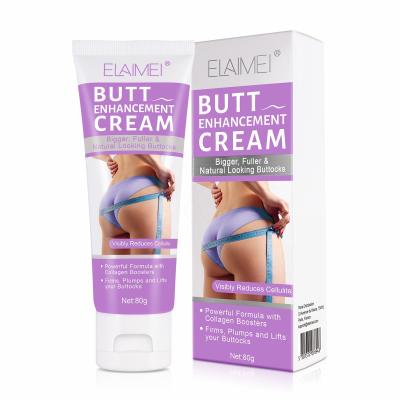 China Effective Breast Enhancers 80g Plant Extract Butt Enhancement Cream Beautiful Sexy Buttocks Firming Massage Hip Lift Butt Enhancement Cream for sale