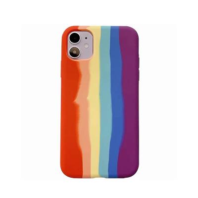 China Colorful Shockproof Silicone Mobile Phone Case For iPhone13Pro for sale