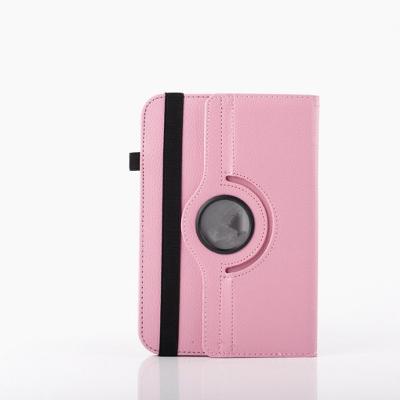 China Stand Auto-Sleep Magnetic 360 Degrees Rotating PU Leather Flip Cover Case For 9