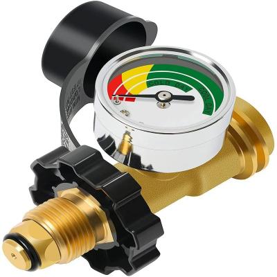 中国 Universal Hotel POL Propane Tank Adapter with New Gauge, Improved Convert POL LP Tank Fit Valve to QCC1/Type 1, Old to New Connectio 販売のため