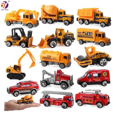 China Toy Simulation 1:64 Vehicles Taxi Alloy Fire Truck Toy Diecast Model Car Die Cast Mini Die Cast Car Toy Set For Children for sale