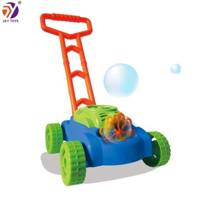 China Electronic Bubble Cutter Machine Kids Toys Summer Outdoor Automatic Bubble Push Toys With Music for sale