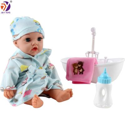 China Cartoon Toy High Quality Realistic Soft Vinyl Doll Toy Kids Birthday Gifts Silicone Reborn Doll Set For Kids for sale