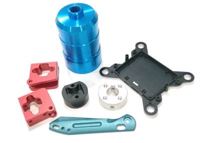 China powder coating red Blue AL6061 AL6063 Lathe Machining Parts Custom CNC Auto bike Metal parts for sale