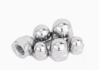 China M5 M6 steel Dome Cap Nuts Carbon steel black Acron Nut Galvanized Metel Nuts white Yellow for sale