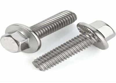 China Stainless Steel Plain SS304 SS316 Hexagon Flange Heavy  Bolt With Nut  Plain DIN6921 for sale