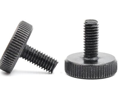 China Black M10 M16 Carbon steel Thumb Screw Class8. 8 Grade 8.8 Iron Spade Head Thumb Screw for sale