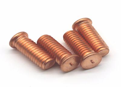 China M6 M10 M12 Brass Bronze Copper Alloy H59 H62 Nickel Tin Plated Weld Stud Bolt ISO 13918 for sale