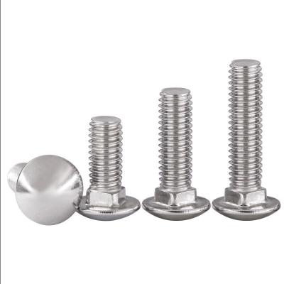 China Stainless Steel Coach Round Head Carriage Bolt l SS304 SS316 SS316L A2 A4 DIN603 for sale