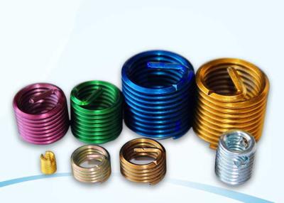 China M12 M16 Red Blu Green Carbon  steel Wire Thread Insert  Customized Anodizing finishing for sale