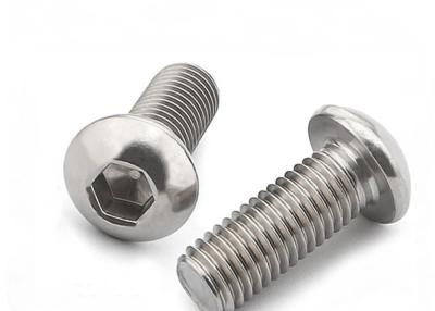 China M5*15mm Stainless Steel Hexagon Socket Pan Head Screws SS304 SS316 with polish Te koop