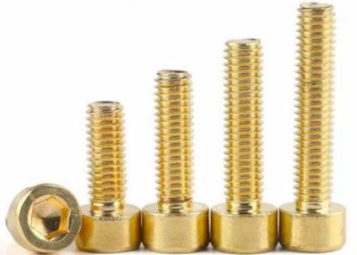 Chine H59 H62 Yellow Brass Copper Bronze Hex Hexagon Socket Cap Head Machine Screw DIN912 à vendre