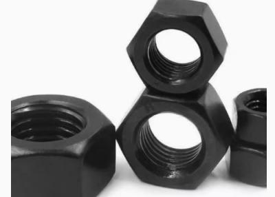 China Steel ASTM SCM435  Thread Hexagon Hex Nut  Black Oxide UNC UNF Grade 8.8 12.9 DIN 6330 for sale