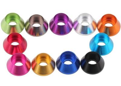 China 6mm 8mm Anodized Plated Aluminum 6061 6063 Countersunk Washer for sale