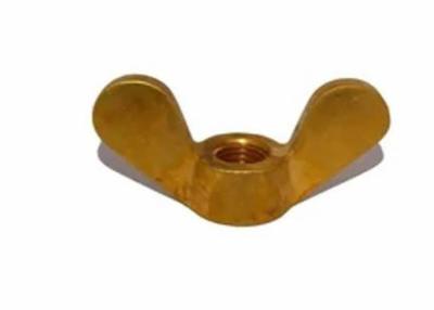 China Class 4.8 8.8 10.9 12.9 Yellow Coating Brass Zinc Flake Coated DIN315 Rounded Wings Wing Nuts for sale