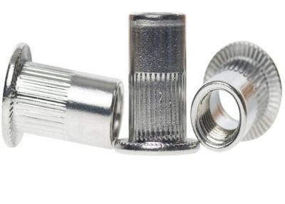 China M8 M10 M12Super Duplex Stainless steel  2205 2507 904L Knurled Flat Head Rivet Nut for sale
