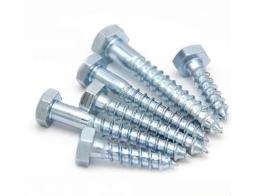 China M5 M6 Carbon Steel Hex Head Self Tapping Screw With Half Thread Zinc Plated Galvanized for sale