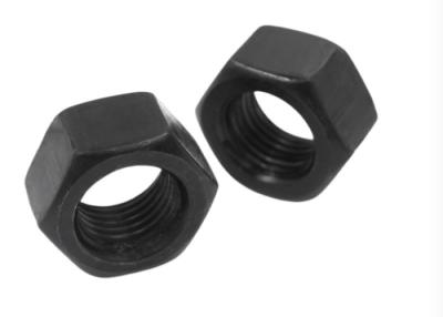 Chine M8 M10 Hex Hexagon Hexagonal Nut acier au carbone couche noire de qualité 8.8 12.9DIN934 à vendre