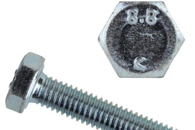 China Aanpasbare M6 M8 Carbon Steel Hex Heavy Duty Bolt met moerwasser gegalvaniseerd Klasse 8.8 Klasse 8.8 Te koop