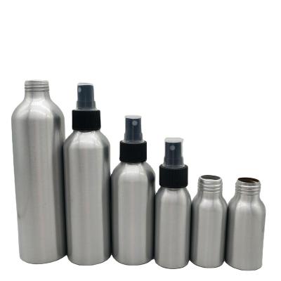 China Eco-friendly Cosmetic Packaging Custom Aluminum Screw Cap Spray Cover Essential Oil Perfume Bottle 350Ml for sale