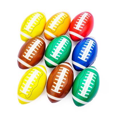 China Toys For Kids POP Toys Mini Rugby Foam Ball Squishy Slow Rising Soft PU Toys for sale