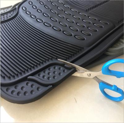 China Anti-skidding.clean black rubber and pvc car floor mats / 2018 new design car mats for sale