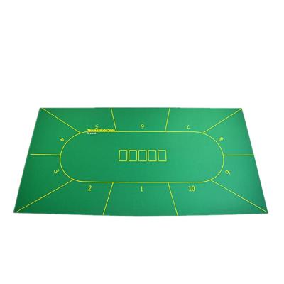 China Anti-Slip Top Quality Table Poker Playing Mat Custom Logo Anti Silp Rubber Game Mat for sale