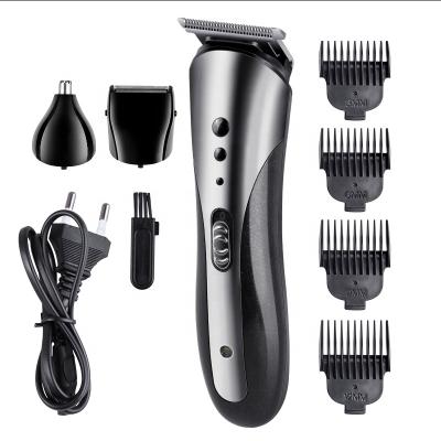 China Multifunctional Professional Multifunctional Cordless Rechargeable Hair Clippers Electric Men Hair Trimmer for sale