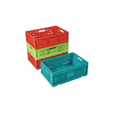 China Folding Plastic Mesh Storage Basket for sale