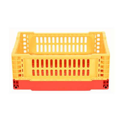 China Folding Boxes Solid Collapsible Plastic Storage Crate Box for sale