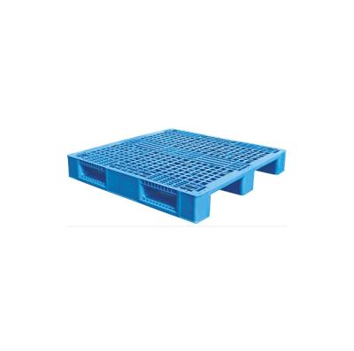 China Up to 1.5 ton strong rackable with galvanized steel rods reinforced heavy duty plastic pallet with 3 runners and open deck for sale