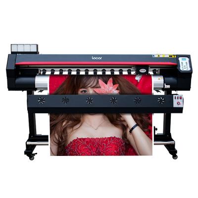 China Garment shops Locor Easyjet XP600 large head 1.6m eco solvente formate printer outdoor banner printer china price for sale